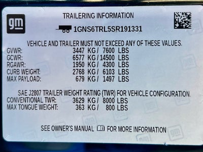 2025 Chevrolet Tahoe High Country