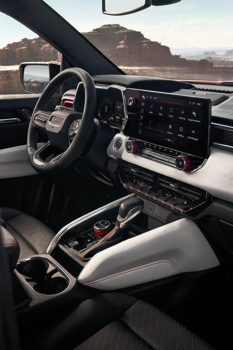 2026 GMC Canyon infotainment system at Fox Auto Group GMC in PAINTED POST NY
