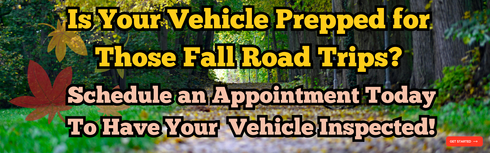 Fall maint banner Oct. 2026